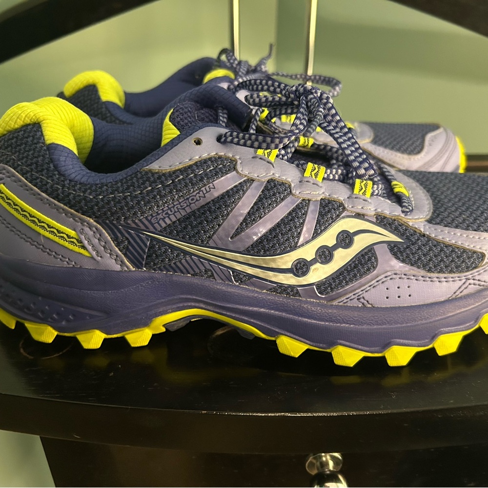 Saucony Blue & Yellow Trail